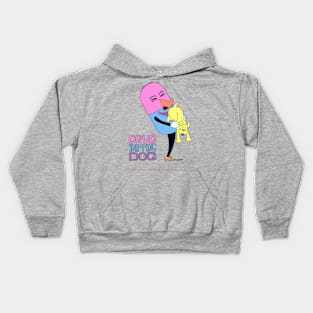 Drug Sniffing Dog Kids Hoodie